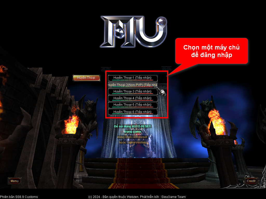 Chức năng chính của Game MU Huyết Long