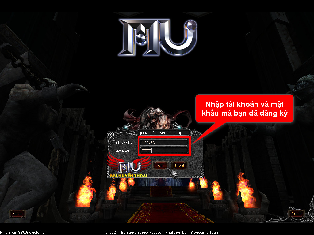 Chức năng chính của Game MU Huyết Long